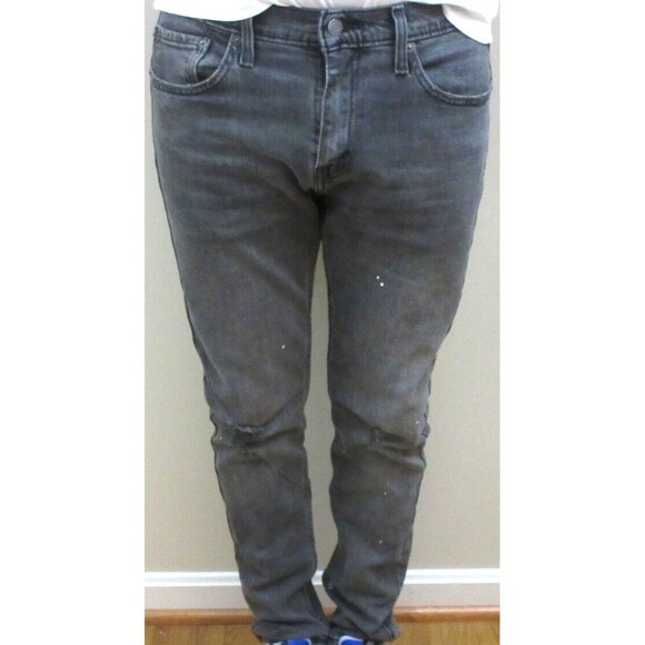 Levi's Men's 510 Skinny Stretch Distressed Jeans Gray Flex Fit NWT All Sizes - Picture 9 of 14